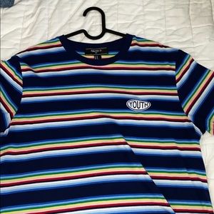 Mens striped forever 21 shirt